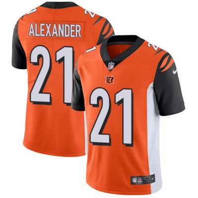 Nike Cincinnati Bengals #21 Mackensie Alexander Orange Alternate Men's Stitched NFL Vapor Untouchable Limited Jersey